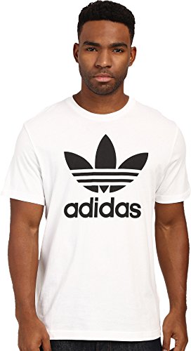 adidas Originals Men's Trefoil Tee, Large, White