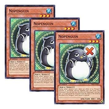 Amazon.co.jp: ☆ 3枚セット ☆遊戯王 英語版 PRIO-EN037 Nopenguin