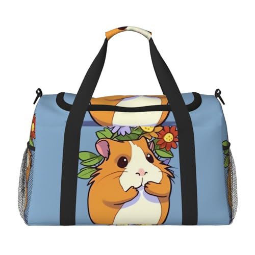 Travel Duffel Bag Lightweight Waterproof Carry On Tote Bag Foldable Weekender Overnight Bags Smiling Sport Gym Bag For Women Men