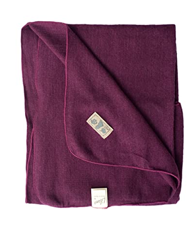 Lilano, Manta ligera de merino y seda, 70% lana (KBA), 30% seda, 210 gr/m² (baya)