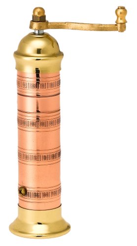Pepper Mill Imports Atlas Pepper Mill, Copper/Brass 7.5