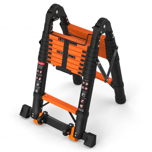 SINMEIRUN 16.5 FT Telescoping Ladder