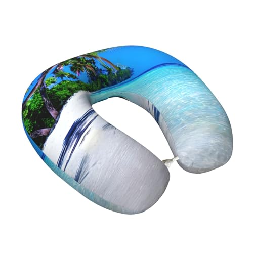 Almohada de viaje de espuma viscoelástica negra miniatura 2