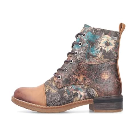 Rieker 94611 Tan Lace Up Ankle Boots Cover