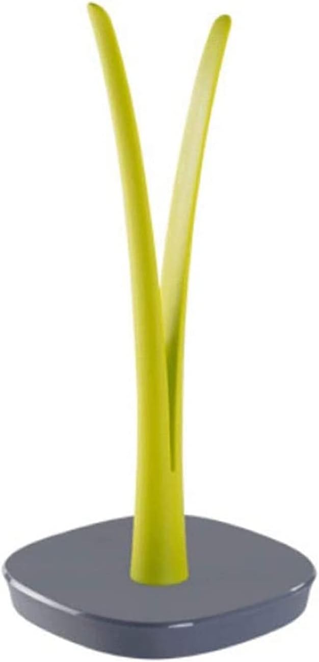 Free Standing Toilet Paper Holder Toilet Paper Holders Green Toilet Paper Holders with Non-Slip Gray Base Free Standing Toilet Roll Holder Cute Paper Towel Stand for Countertop Toilet Paper Holders (