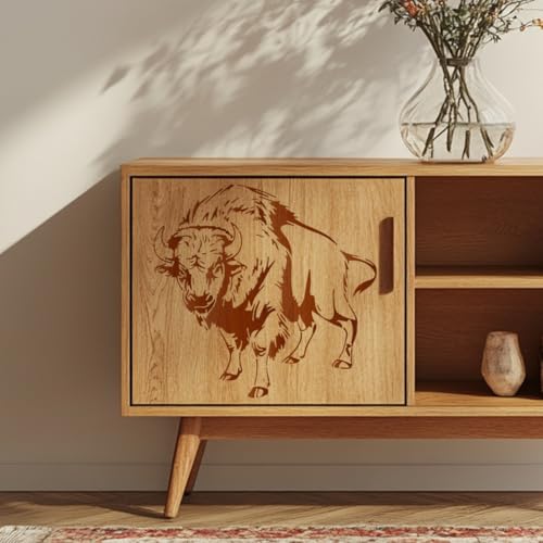 Pochoirs de dessin pour mur en bois avec pinceau inclus - 6