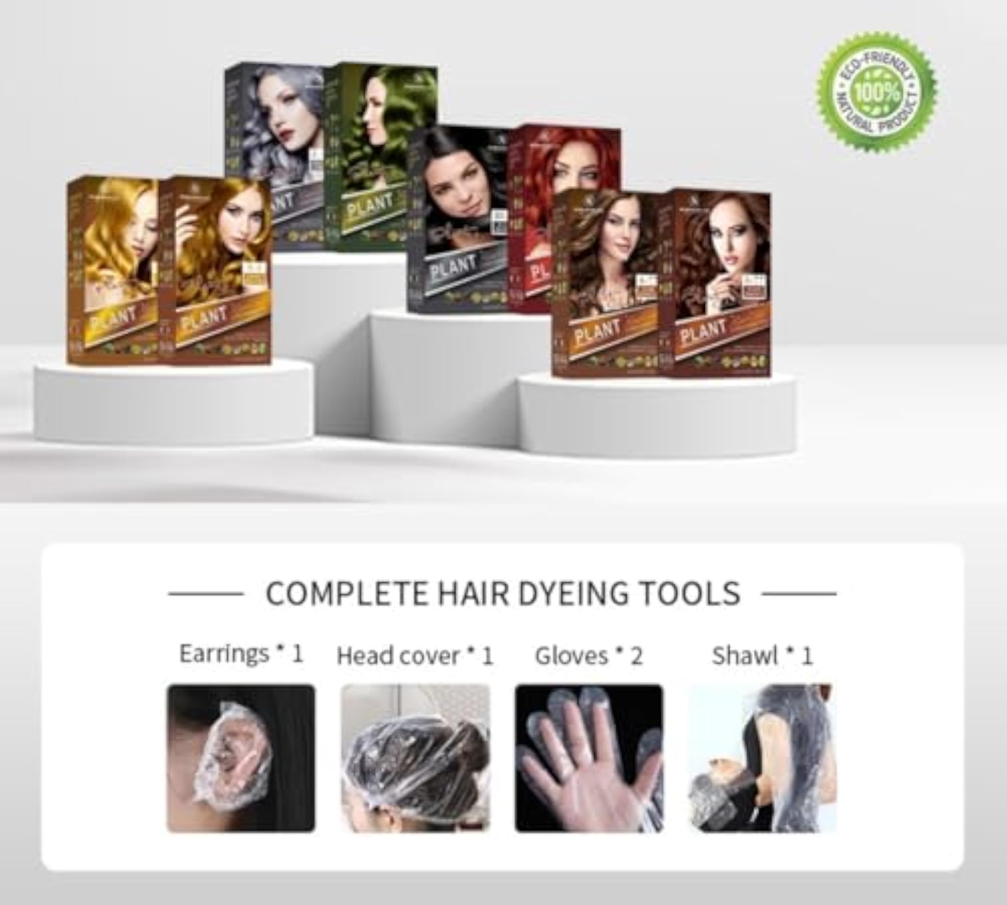 Plant Based Natural Hair Colour, Long Lasting, Gift for Her