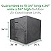 AC Cover for Outside Unit V2.0 suits Outdoor Air Conditioner Central HVAC Condenser Units Heavy Duty Marine Grade 600D Solution Dyed Fabric with Fade Resistant UV Protection