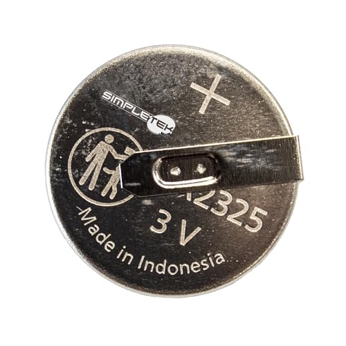 Pile bouton BR2325/HCN lithium 3V à broches de fixation 180°