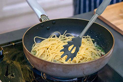Silicone Pasta Fork, Spaghetti Server, Professional Pasta Server Spoon Heat Resistant Noodle Spoon, Spaghetti Strainer Best Cooking Tools #TOP5