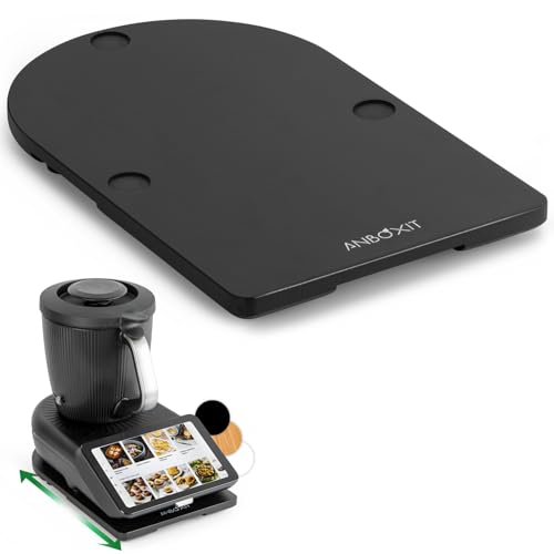ANBOXIT Tabla Deslizante para Thermomix TM7, Base para Thermomix con Ruedas, Soporte para Bimby,de...
