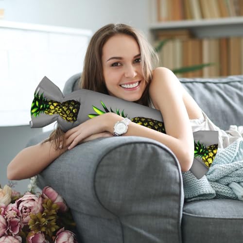 Almohada espuma viscoelástica 62 cm diseño piña miniatura 7