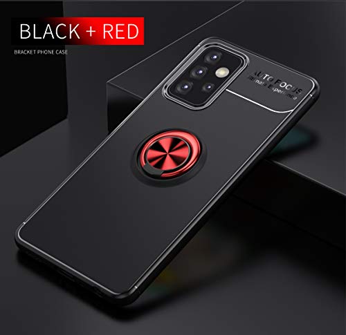 Capa compatível para Samsung Galaxy A52 Capa de silicone Suporte de protetor magnético Anel de absor