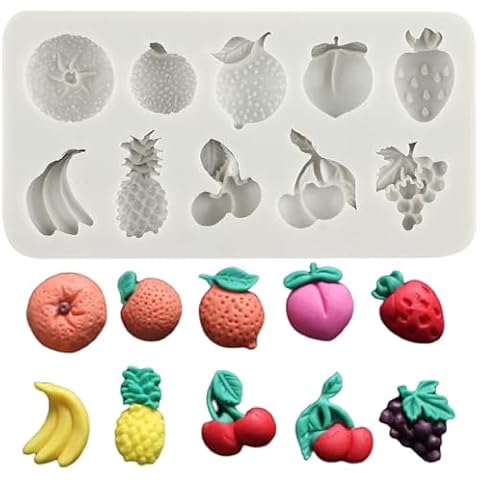 MINFEIDMS Fruit Silicone Moulds for Baking Cover