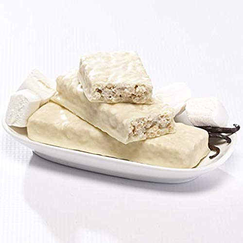 ProtiWise - Fluffy Vanilla Crisp Bars | Gluten Free Diet Snack Bars | High Protein, High Fiber, Low Sugar, Cholesterol Free (7/Box)