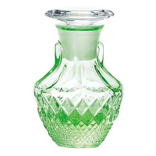 ADERIA TABLE JEWELRY F75114 Bean Soy Sauce Dispenser, Emerald 1.6 fl oz (45 ml), Made in Japan, Glass Tabletop, Condiment Container, Perfume Bottle, Liquid Spills, Soy Sauce, Vinegar, Chili Oil, Spice