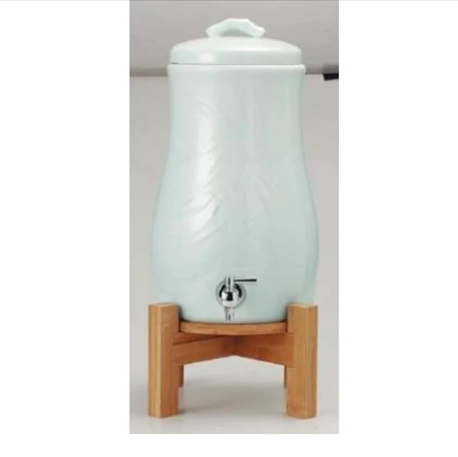 百年のしずく　5リットル　美品 Amazon｜西海陶器 青磁笹 百年のしずく(5L) 60396｜浄水器・整水