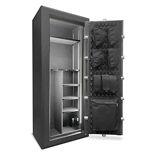 Stealth Premier 23 Gun Safe PR23 UL RSC Burglary Rated, 90 Minute Fire Protection, 23 Gun Capacity UL Listed Lock, CA DOJ Approved, Shelves & Customizable Door Panel Organizer thumbnail 2