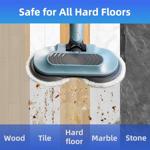 Image of VIEWALL Replacement Steam Mop Pads for Shark S8201 S8000 S8001 S8200 S820 S7001 S7201 S7000 S7005 S7020 S7001 S7020 7001 S7201 7003 Steam Scrub Steam Mop, Dirt Grip Soft Scrub Pads 8 Pack
