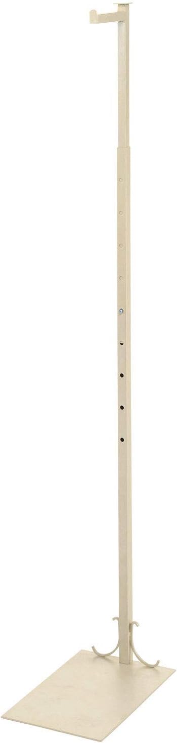 Single Costumer in Ivory Finish 14L x 10D Inches