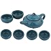 Estilo Tradicional chino Kung Fu Té Porcelana Tetera Taza Kit Hielo Agrietado...