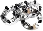 Set of 4 Terrafirma 30mm Silver Alloy Wheel Spacers TF301 for Land Rover Discovery I, Defender 90 and Range Rover Classic