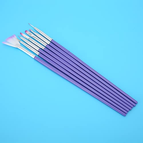 Nail Art Pinsel, Ergonomischer Fester Nagellackpinsel Umweltfreundlich Flexibel für Zuhause für Kunstkreation für… – Bild 6
