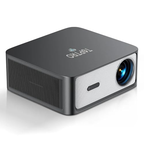 Image of (4K HDR10+, MEMC, 30000 Lumen & HDMI ARC) TOPTRO Exteme Projector 4K Ultra HD True Support, 1080p Native, Auto Focus Auto Keystone, Optical Audio Out, YouTube Hotstar Prime, Android 11 2GB 32G