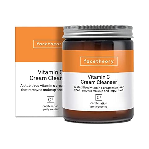 facetheory Vitamin C Cream Cleanser C1- Stabilised Vitamin C Face Wash, Makeup Remover Cream, Face Wash Dry Skin, Hydrating Cleanser, Vegan & Cruelty-Free, Made in the UK | Scented | 170ml Cover