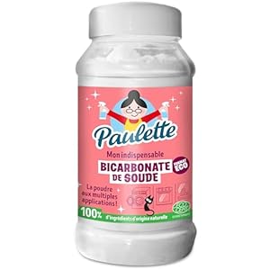 Paulette – Bicarbonate de Soude – Nettoie en Douceur, Ravive les Couleurs, Neutralise les Mauvaises Odeurs – Authentique et Naturel, Ecocert – 950gr