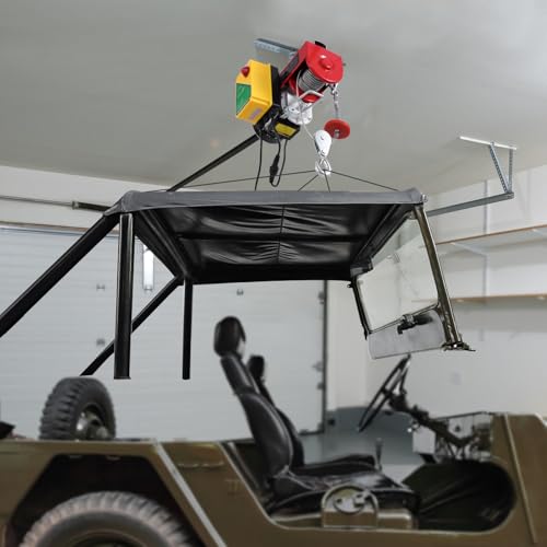 image for VEVOR Electric Hoist, 1760 lbs 120V Electric Winch with 328 ft Wireles