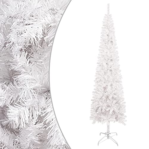 Albero Di Natale Bianco 240 Cm Slim 2024 Vendita Online Auguri-di-Natale.it