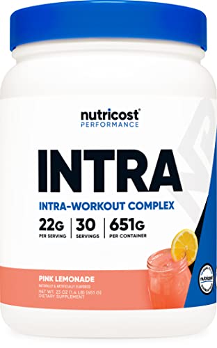 Nutricost Intra-Workout Powder, 30 Servings (Pink Lemonade) - Non-Gmo, Gluten Free, Intraworkout Supplement #TOP13