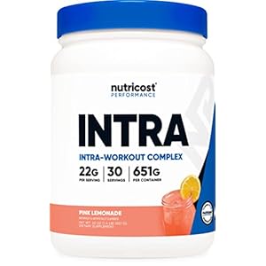 Nutricost Intra-Workout Powder, 30 Servings (Pink Lemonade) – Non-GMO, Gluten Free, Intraworkout Supplement