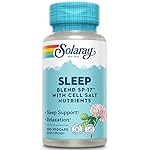 SOLARAY Sleep Blend SP-17 | Herbal Blend w/Cell Salt Nutrients to Help Support Healthy Sleep & Relaxation | Non-GMO, Vegan | 100 VegCaps