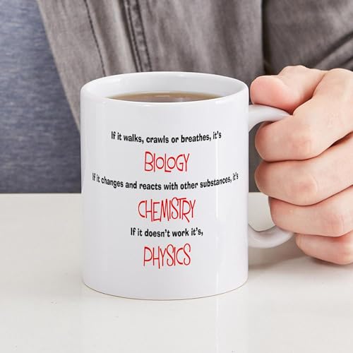 Taza de Cerámica CafePress 11 oz Física Divertida miniatura 6