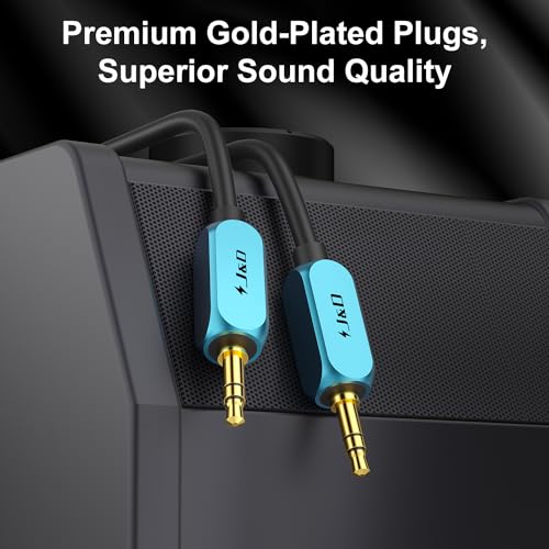 Cable auxiliar Jack 3.5 mm 9 pies J&D miniatura 6