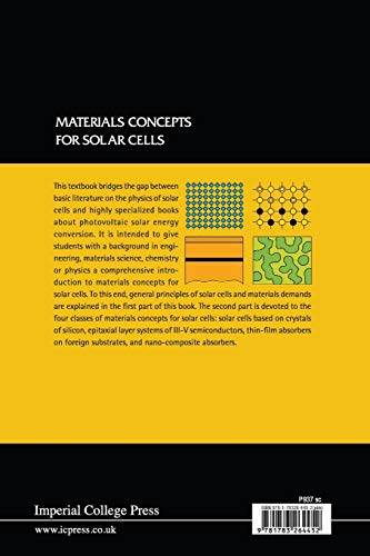 Materials Concepts for Solar Cells: 1