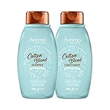 Aveeno Cotton Blend Sulfate-Free Shampoo for Light Moisture & Soothed Scalp with Aveeno Cotton Blend SulfateFree Conditioner with for Light Moisture Soothed Scalp