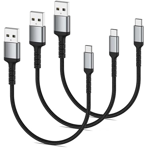 ULIFTUS 0.2M Short USB C Cable Pack Cover