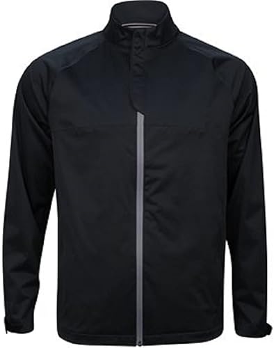 Under Armour Nuevo Chaqueta impermeable Stance para hombre, color negro, talla 2XL, Negro -
