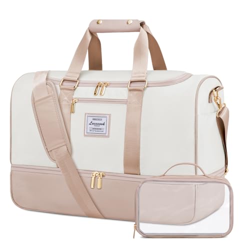 LOVEVOOK Reisetasche Groß, 50L Weekender Travel Bag Kliniktasche Geburt...
