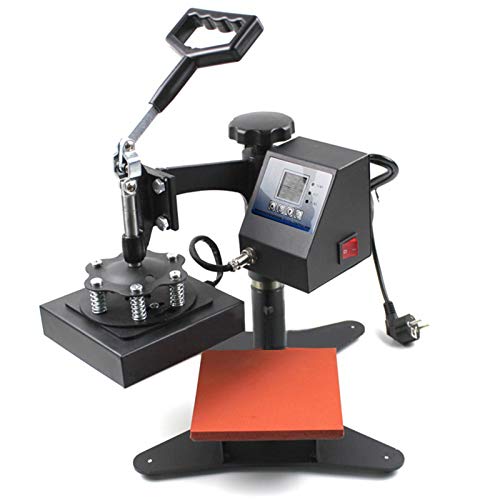 RANRANHOME Mini-Hitzepressemaschine 12X12cm Transferpresse Heißpresse Heat Press Machine Digitale Sublimation Drucken Kleine Muster Cover