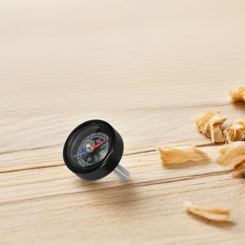 2 Sets Portable Bicycle Compass for Handlebar Mounting M6x35 Black miniatura 7