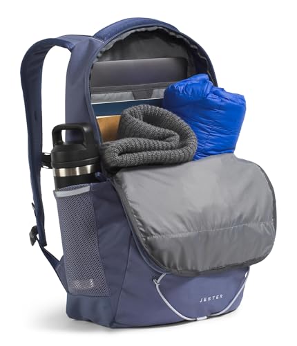 Image of The North Face Jester Everyday Laptop Backpack - Commuter Daypack, Water Repellent, 16 inch Laptop Sleeve, Twilight Galaxy /Lunar Blue, One Size