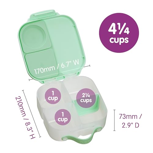 Image of b.box Lunch Box 3-pack, 2 Bento Box Sizes + Snack Containers for Kids