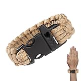 Reflektierendes Paracord -Armband - Geflochtenes Riemen, Außengelenkband...