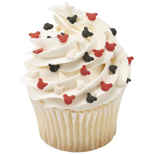 DECOPAC Mickey Mouse Quins, 18oz, Fancy Sprinkles Shaped Like Mickey Mouse, Candy Sprinkles in Handheld Container, Edible Sprinkles For Celebration Cakes, Cupcakes, Cookies by DecoPac - Image 4