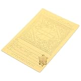 CATIEBYE Gebetskarte Praktische und Zarte Dekoration Religiöse Goldene aus Kartonaufkleber mit Glatter Oberfläche und Grate für Zuhause und Gebetsstätten