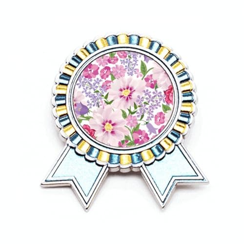 Broche fleur de mer métal M motif floral pour fixer vos foulards